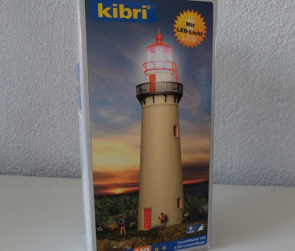 Kibri 39170 H0 Leuchtturm mit Leuchtfeuer